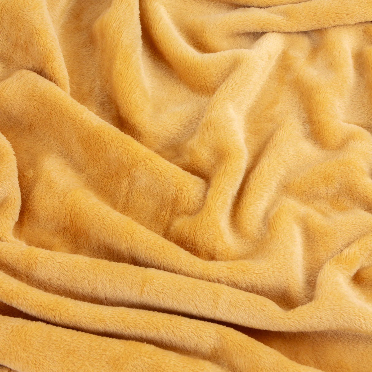 Harrow Fleece Throw Ochre 140 x 180cm - image 4