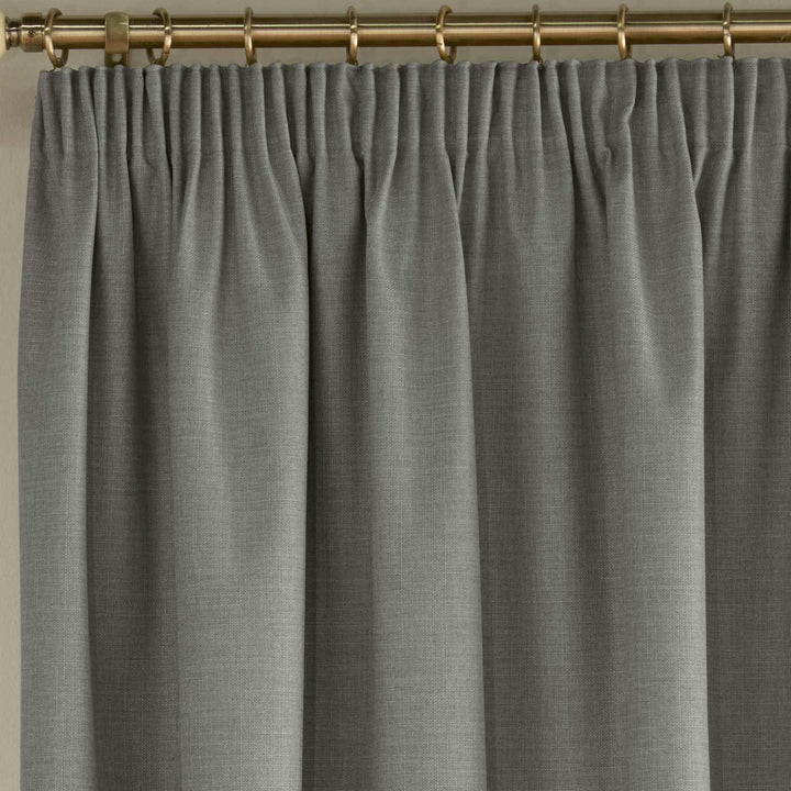 Harvard Tape Top Curtains Grey 46" x 72" - Ideal