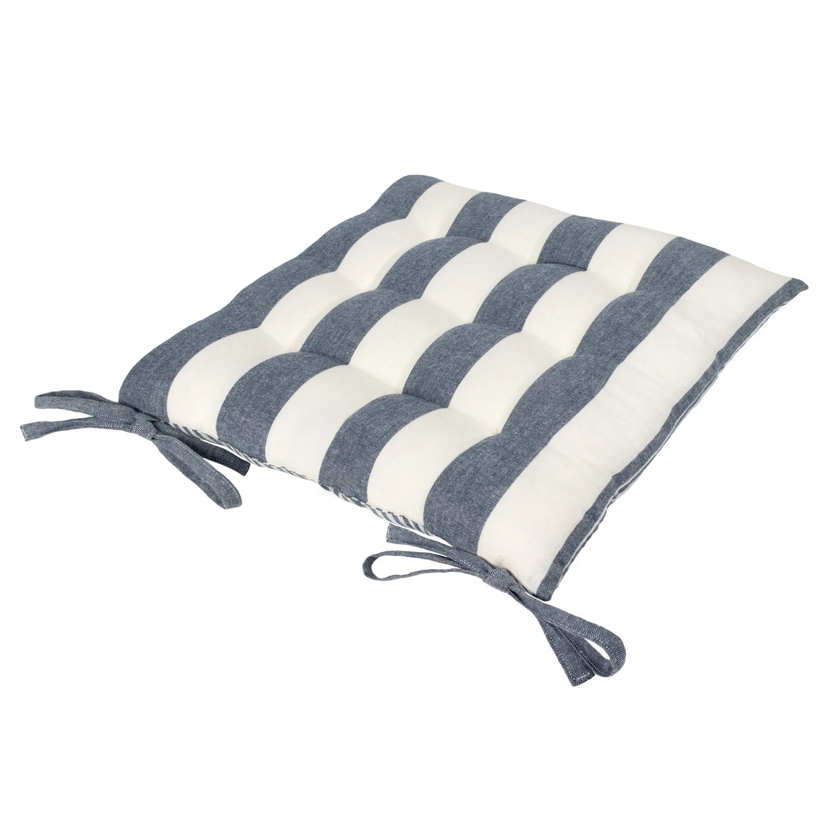 Hayle 2 Pack 100% Cotton Navy Seat Pad s 40cm x 40cm - additional product view 4