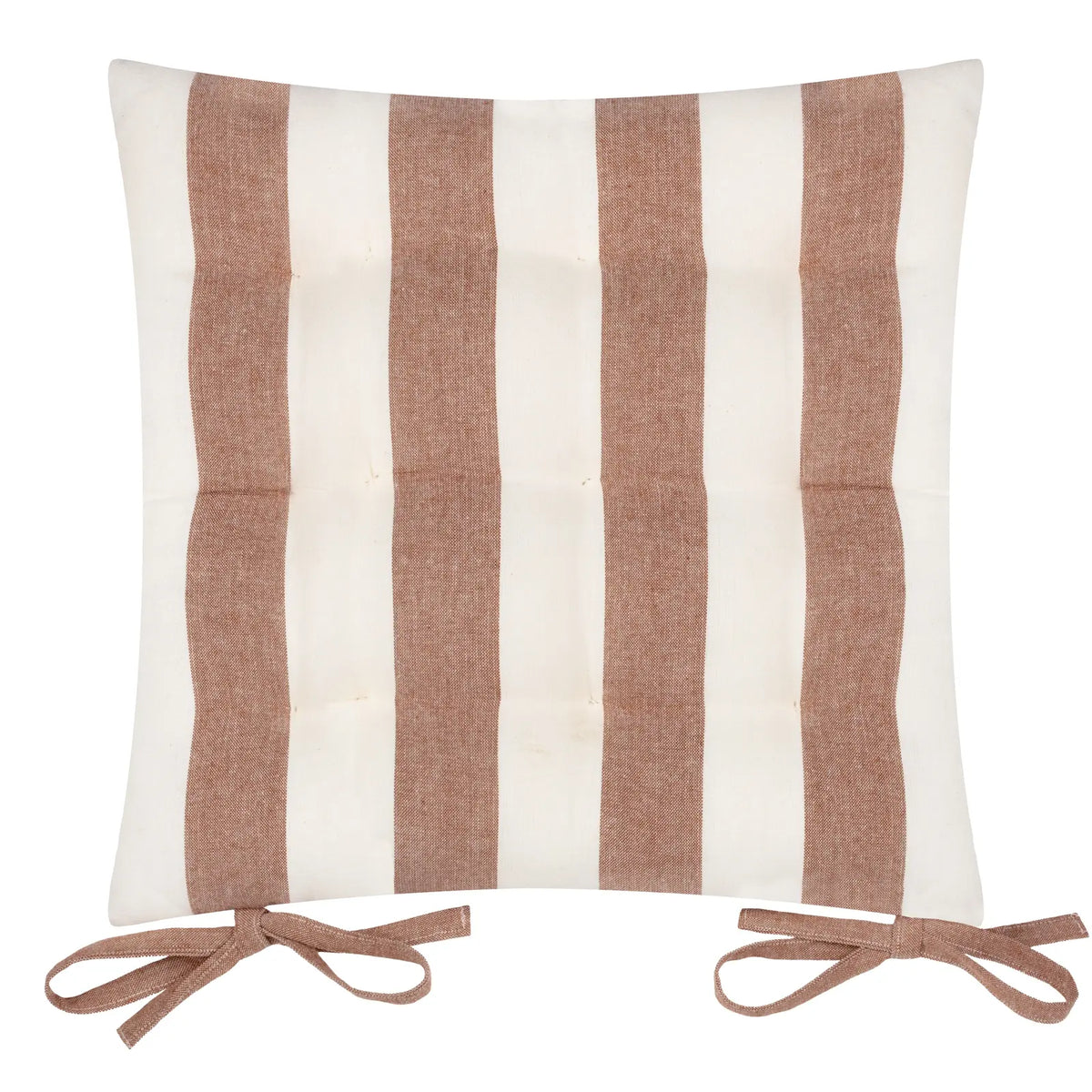 Hayle 2 Pack 100% Cotton Pecan Seat Pad s 40cm x 40cm - additional product view 2