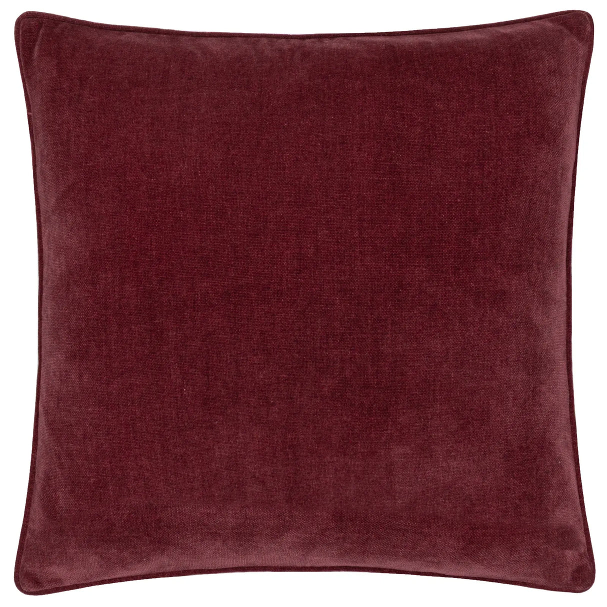Heavy Chenille Piped Cushion Cover Beetroot 50 x 50cm - image 2