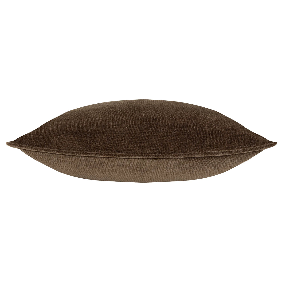 Heavy Velvet Chenille Brown Cushion Cover 50cm x 50cm - additional product view 2