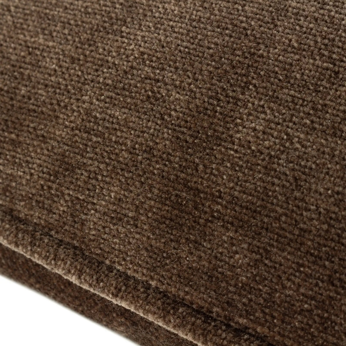 Heavy Velvet Chenille Brown Cushion Cover 50cm x 50cm - additional product view 3