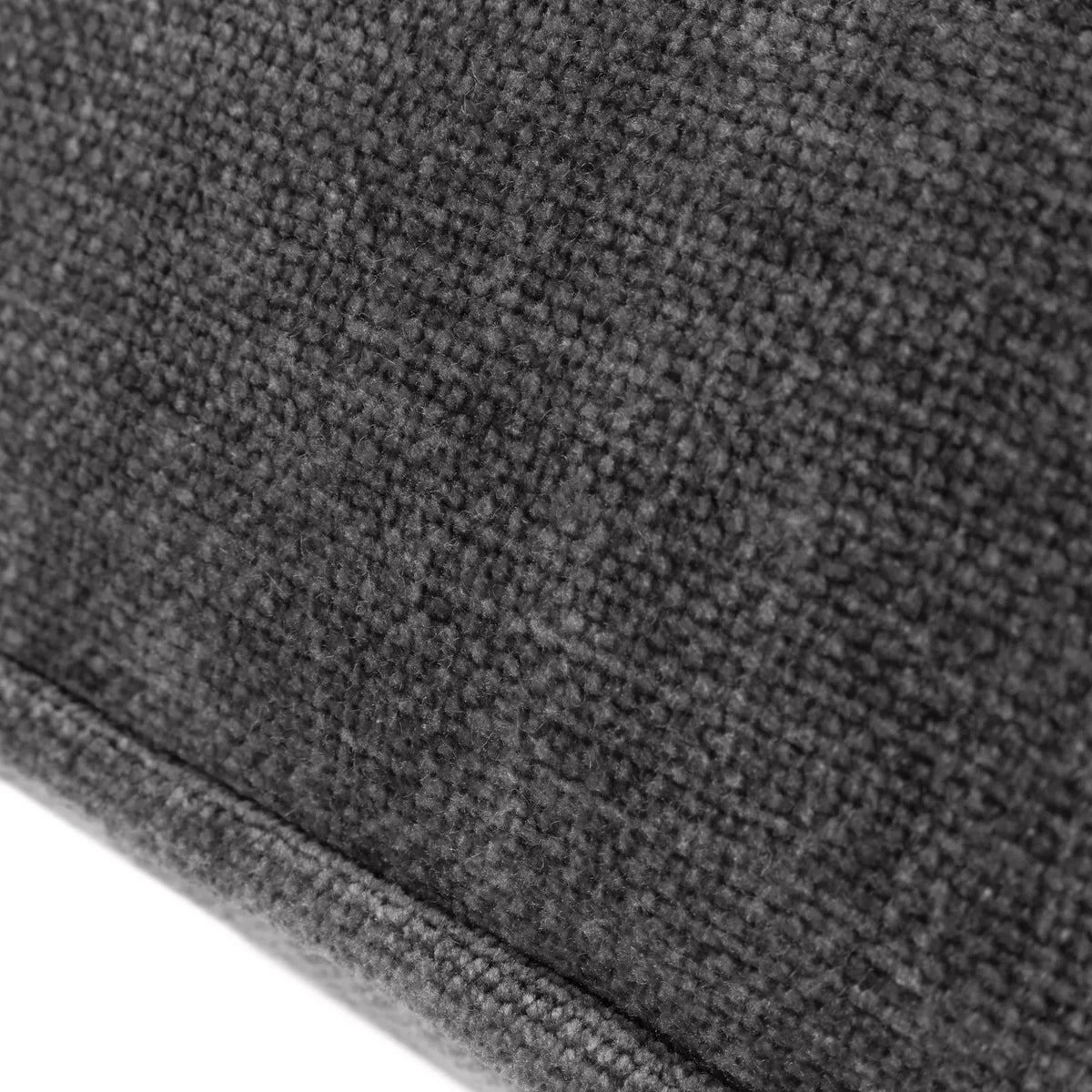 Heavy Velvet Chenille Charcoal Cushion Cover 50cm x 50cm - additional product view 3