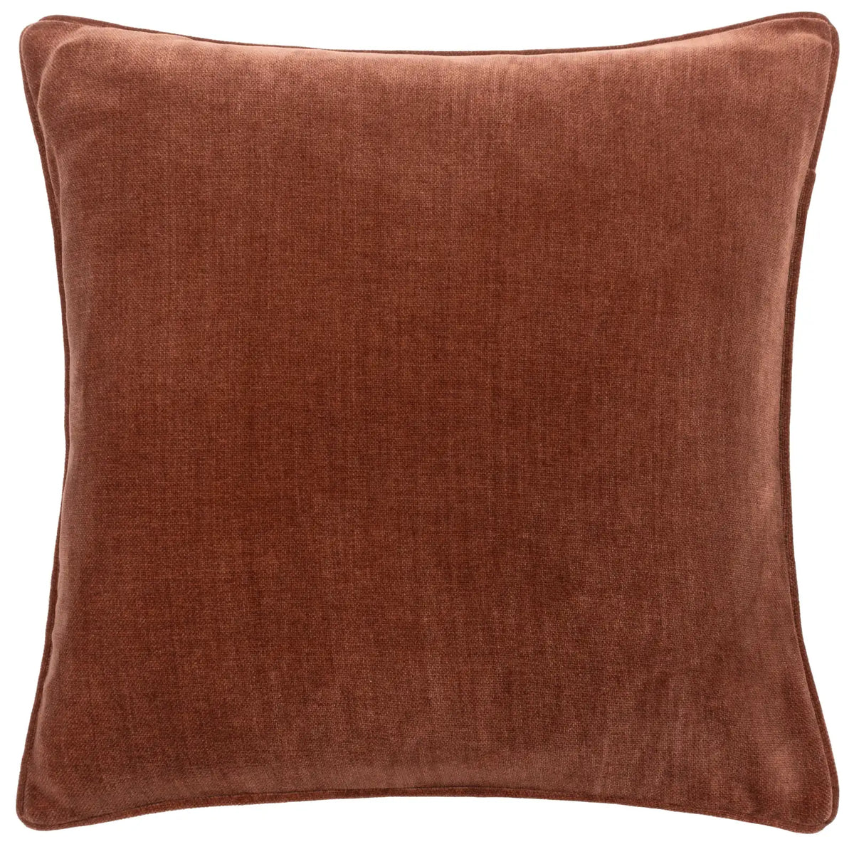 Heavy Velvet Chenille Nutmeg Cushion Cover 50cm x 50cm - additional product view 1