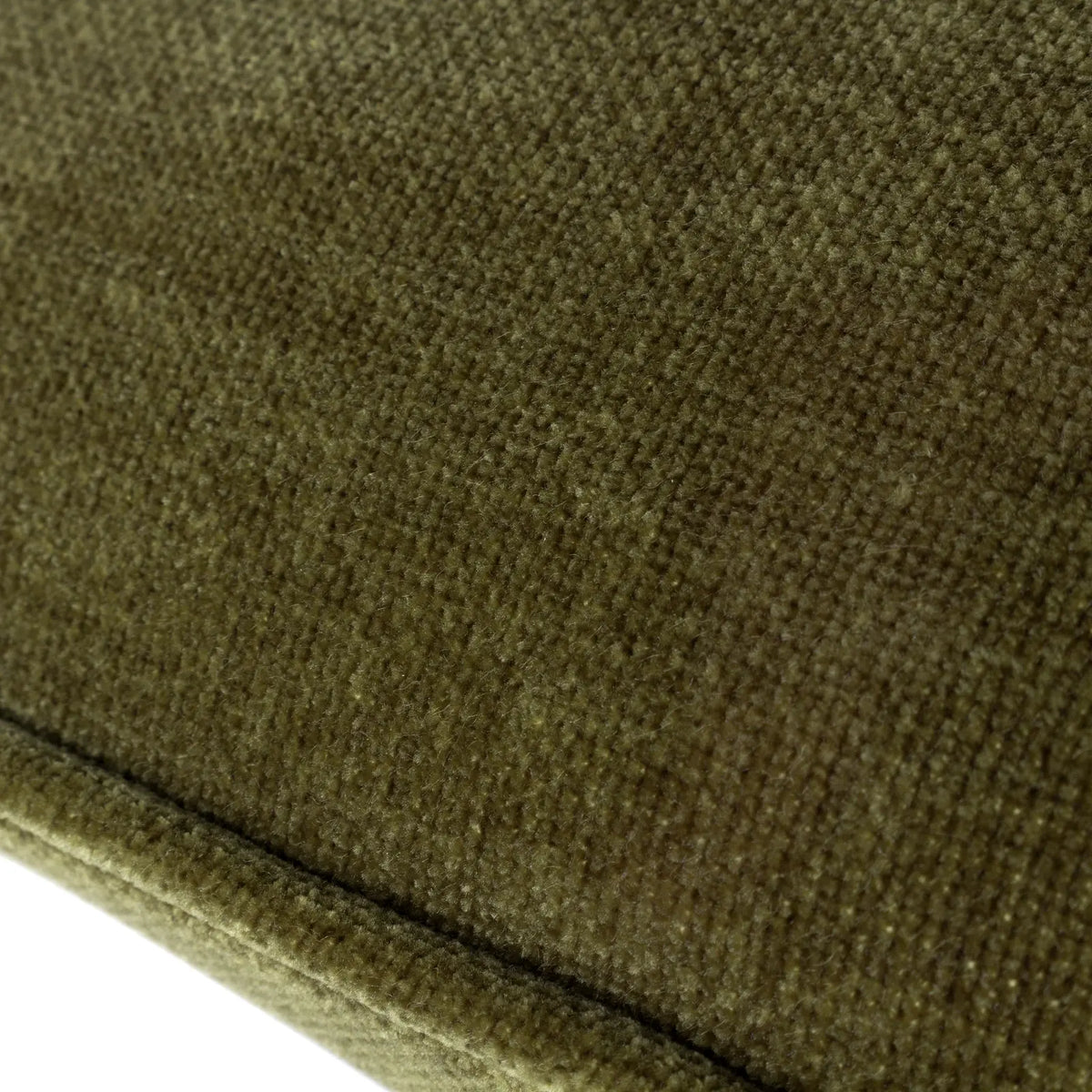 Heavy Velvet Chenille Olive Cushion Cover 50cm x 50cm - additional product view 3