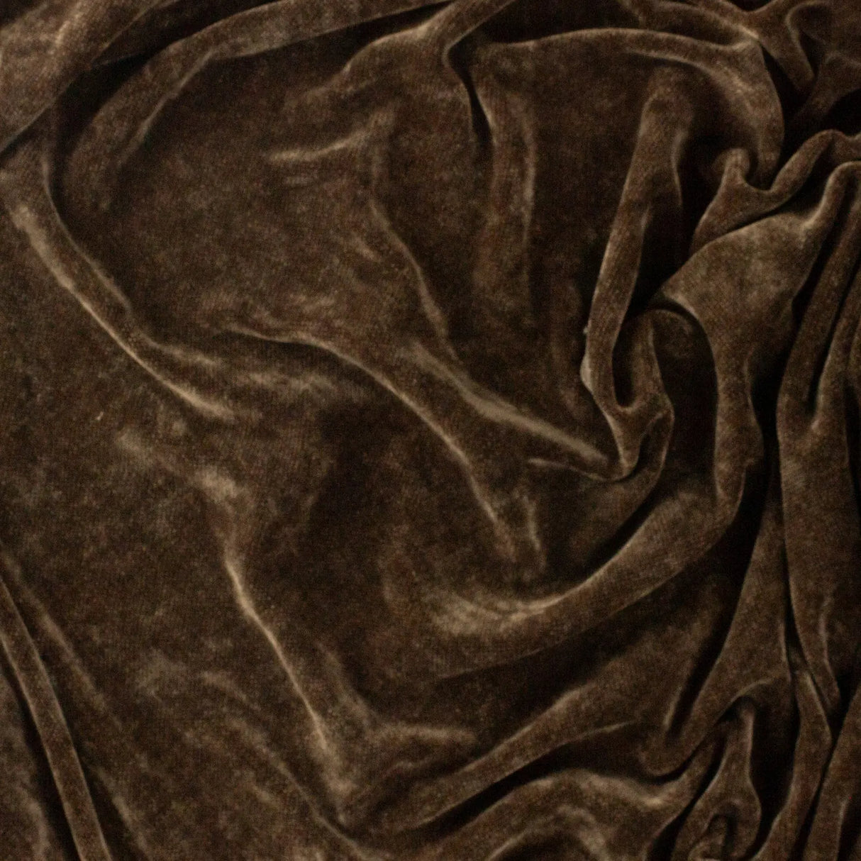 Heavy Chenille Velvet Throw Brown - image 4