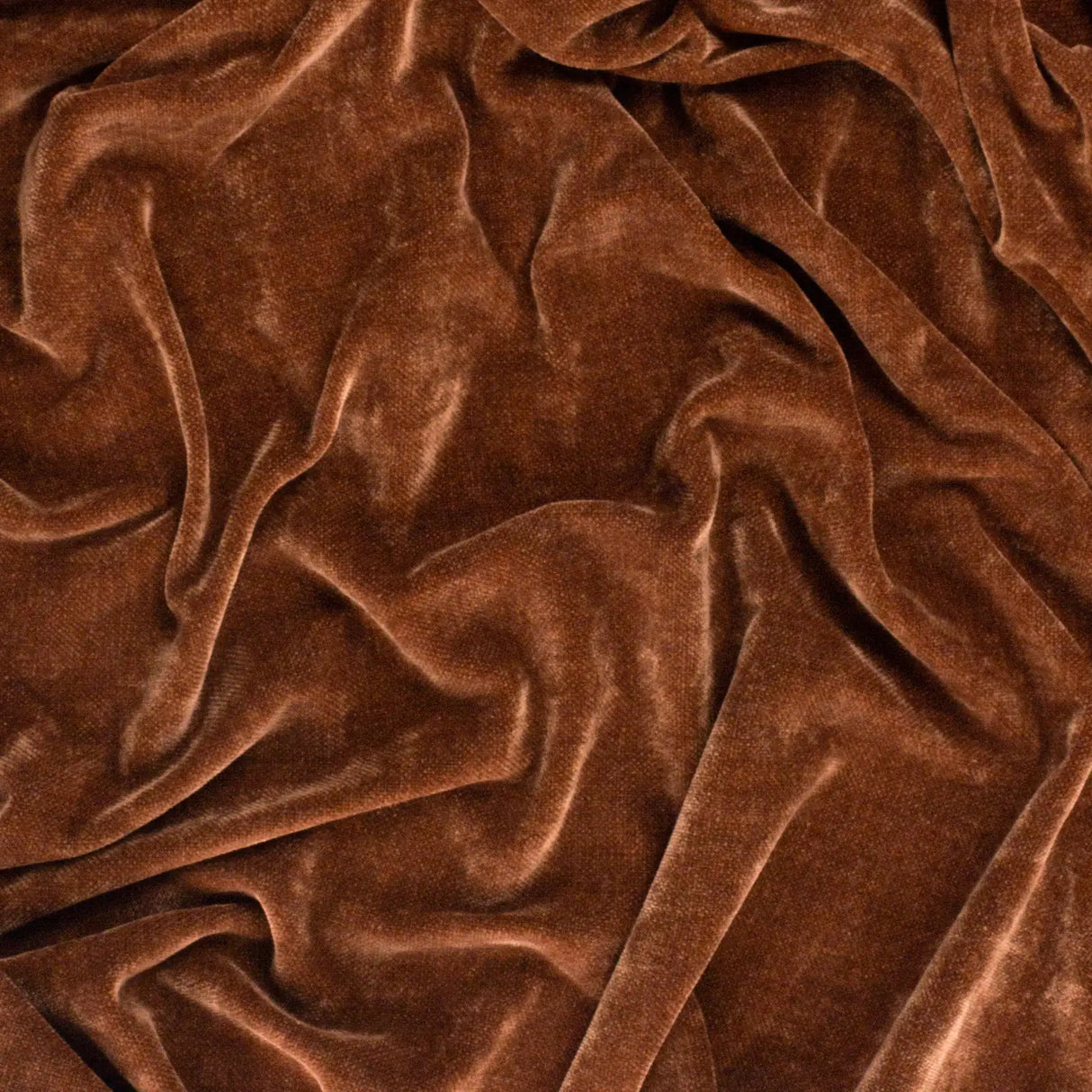 Heavy Chenille Velvet Throw Nutmeg - image 4