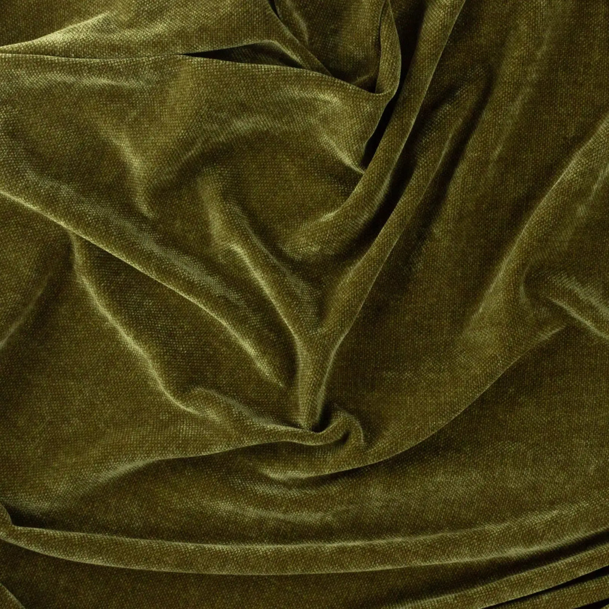 Heavy Chenille Velvet Throw Olive - image 4
