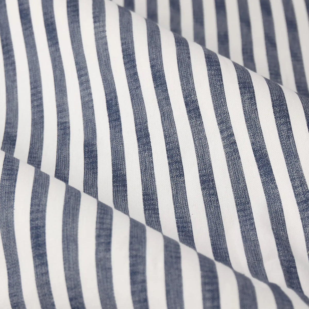 Hebden Lined Navy 100% Cotton Dimout Pencil Pleat Curtains - additional product view 5