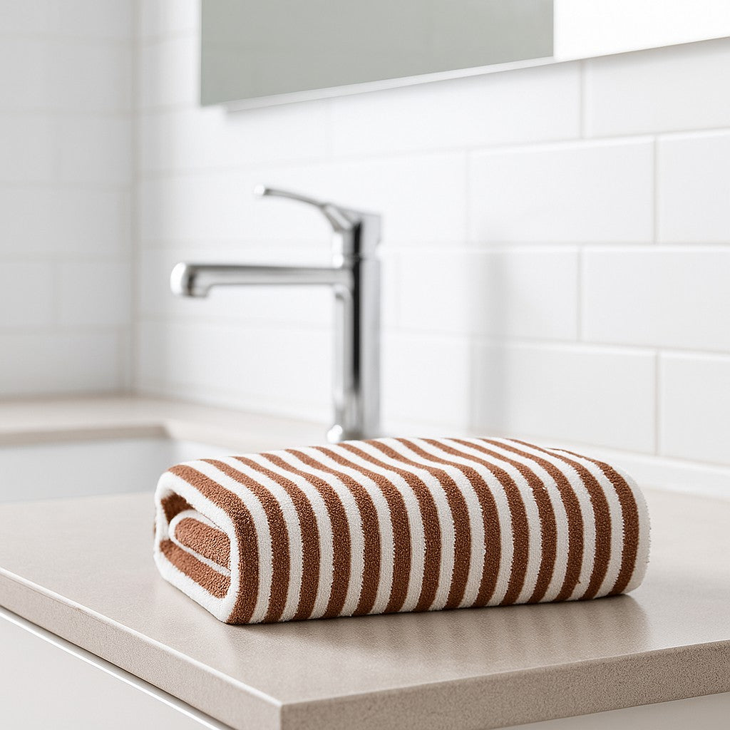 Hebden Pecan 100% Cotton Bathroom Towel s