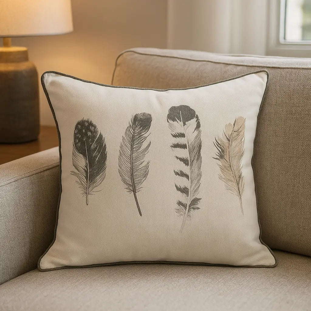 Fusion Idaho Grey Cotton Cushion Cover 43cm x 43cm