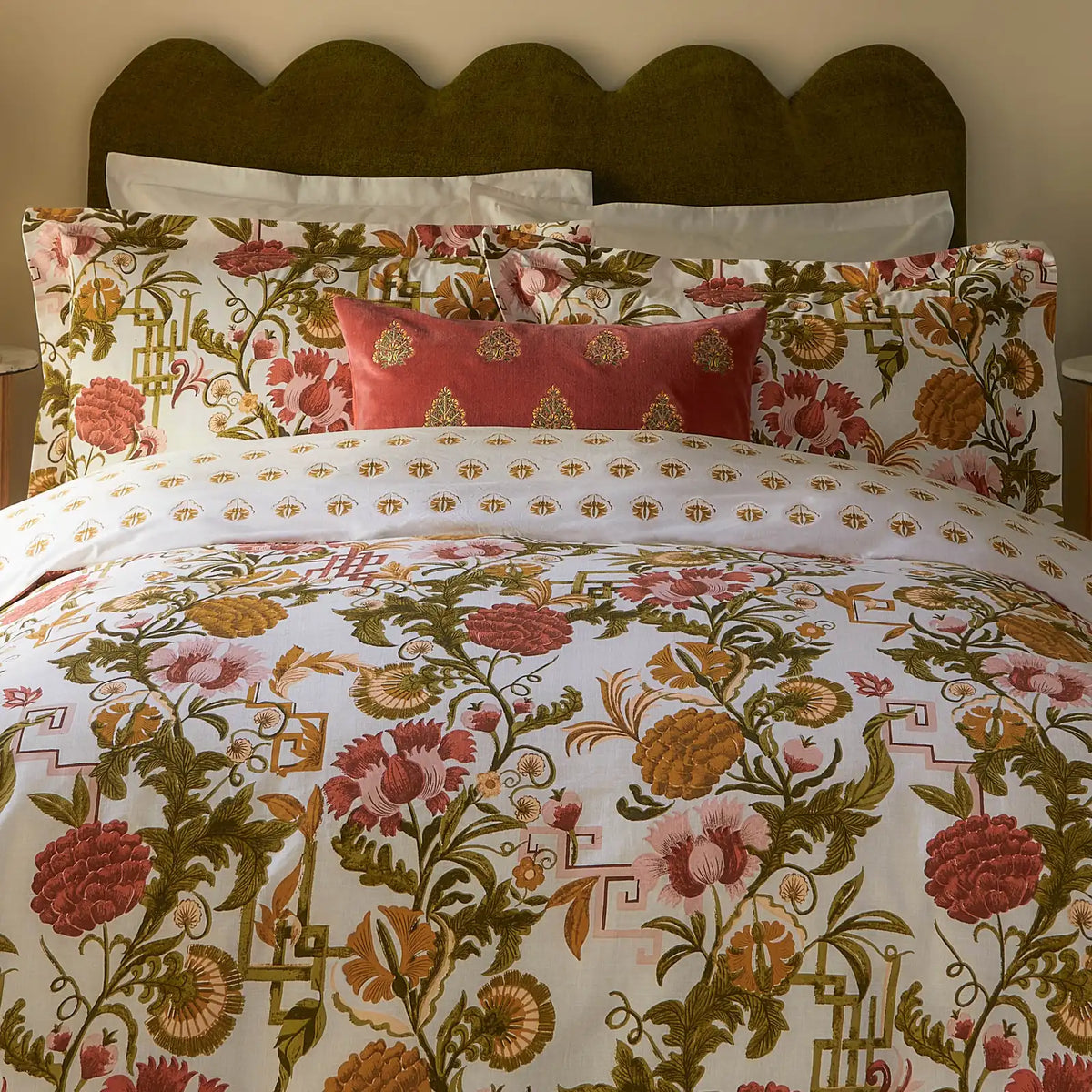 Ishana Russet Duvet Cover Bedding Set - additional product view 2