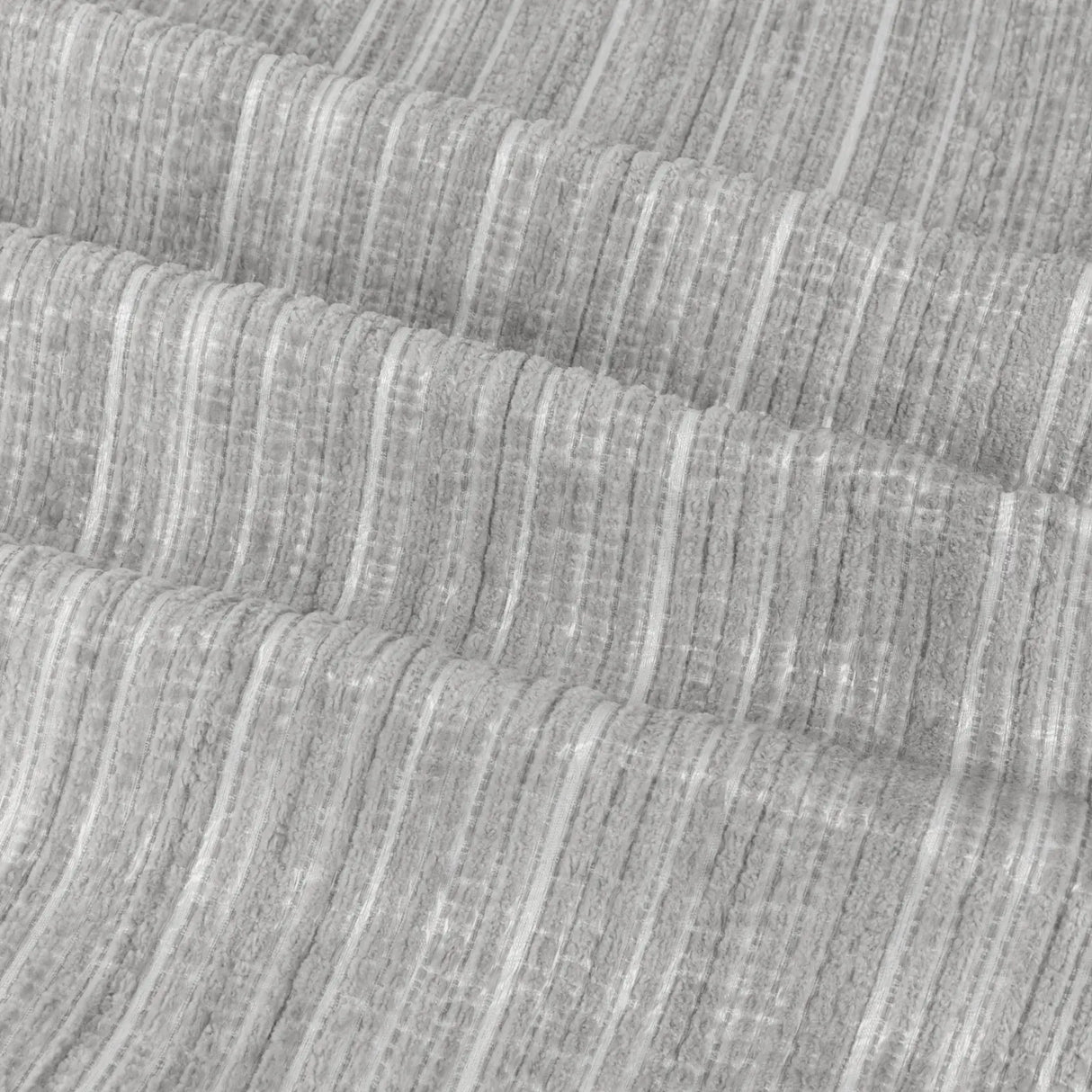 Jupiter Fully Lined Chenille Jacquard Eyelet Curtains Silver - image 7