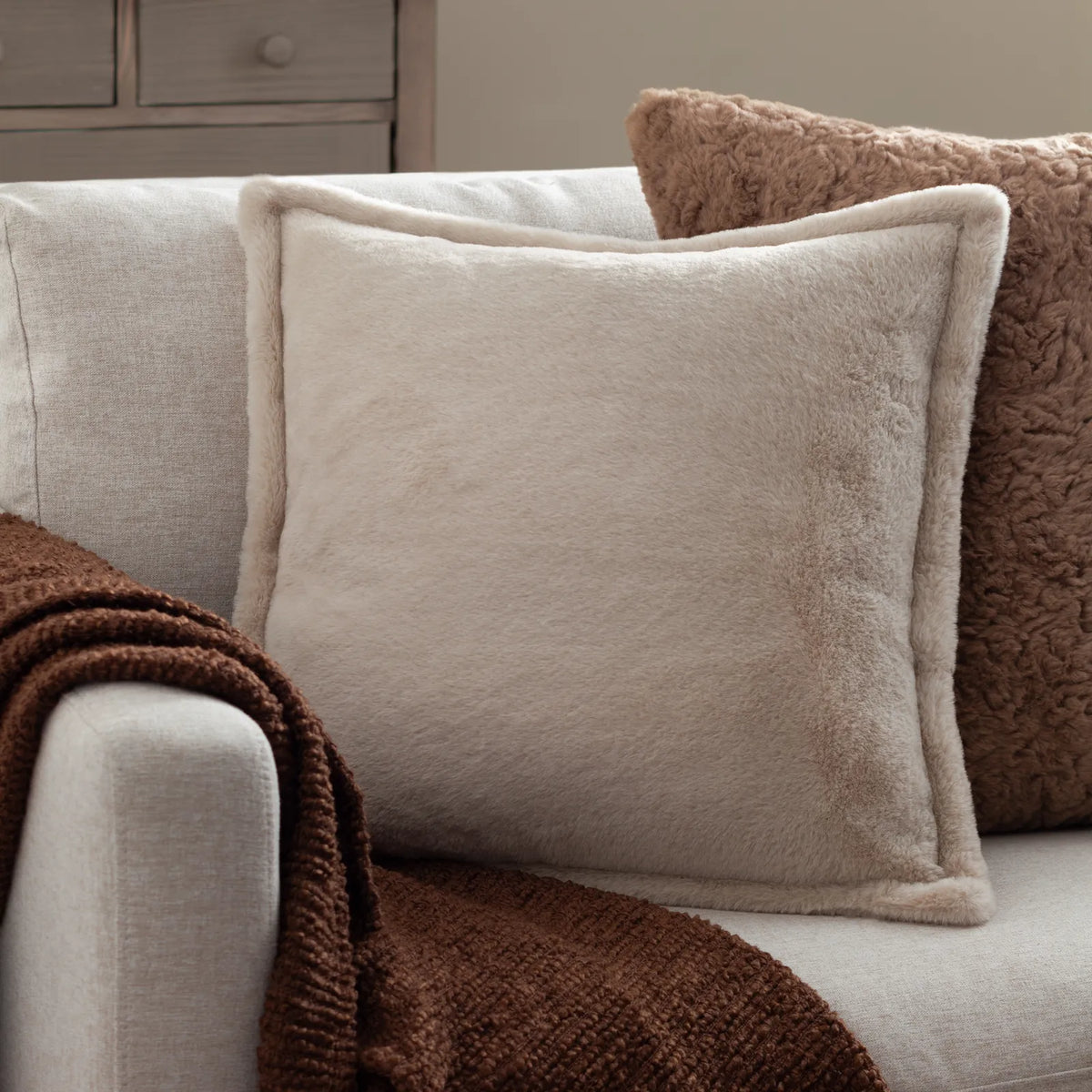 Kallu Natural Cushion Cover or Filled Cushion - additional product view 1