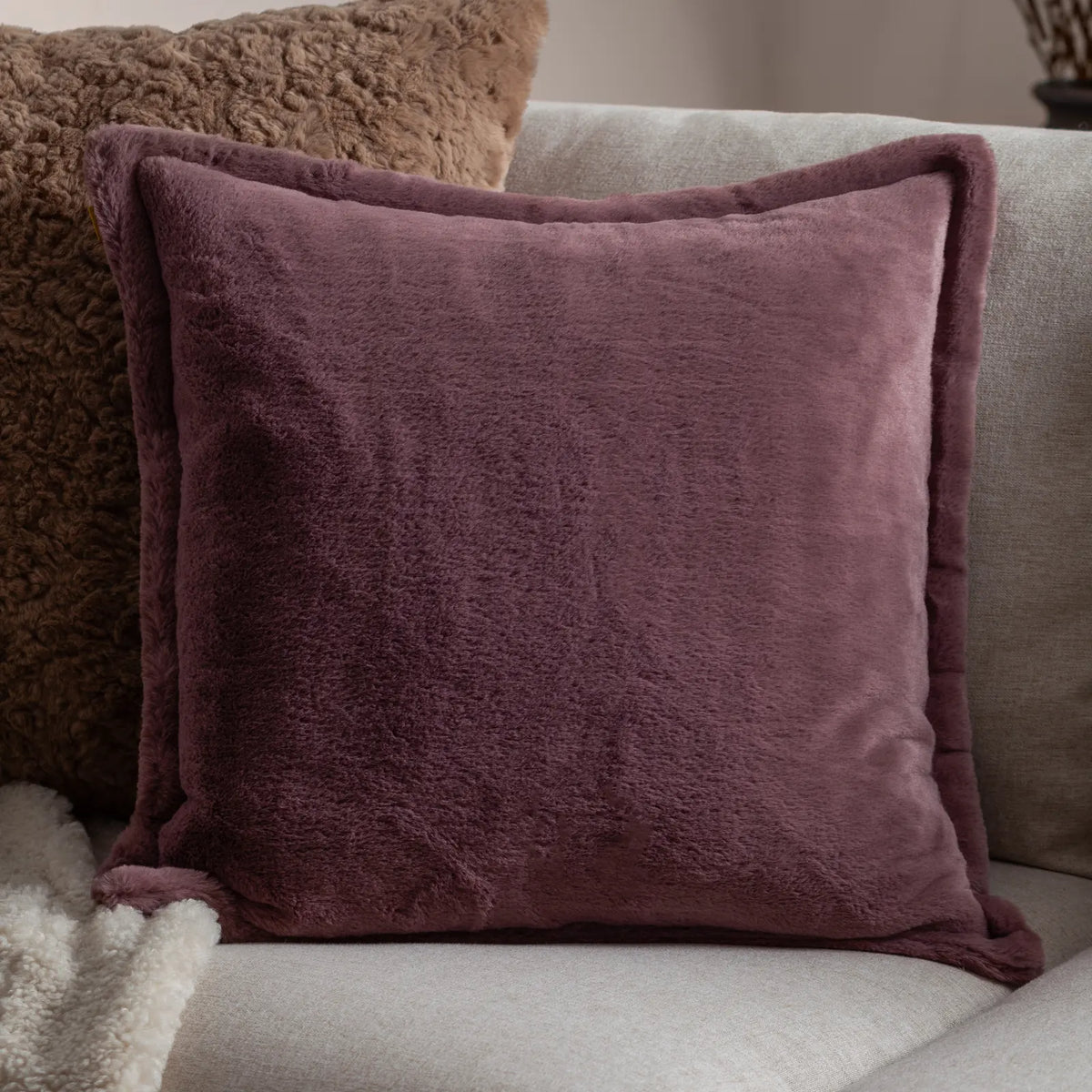Kallu Mulberry Cushion Cover or Filled Cushion - additional product view 1