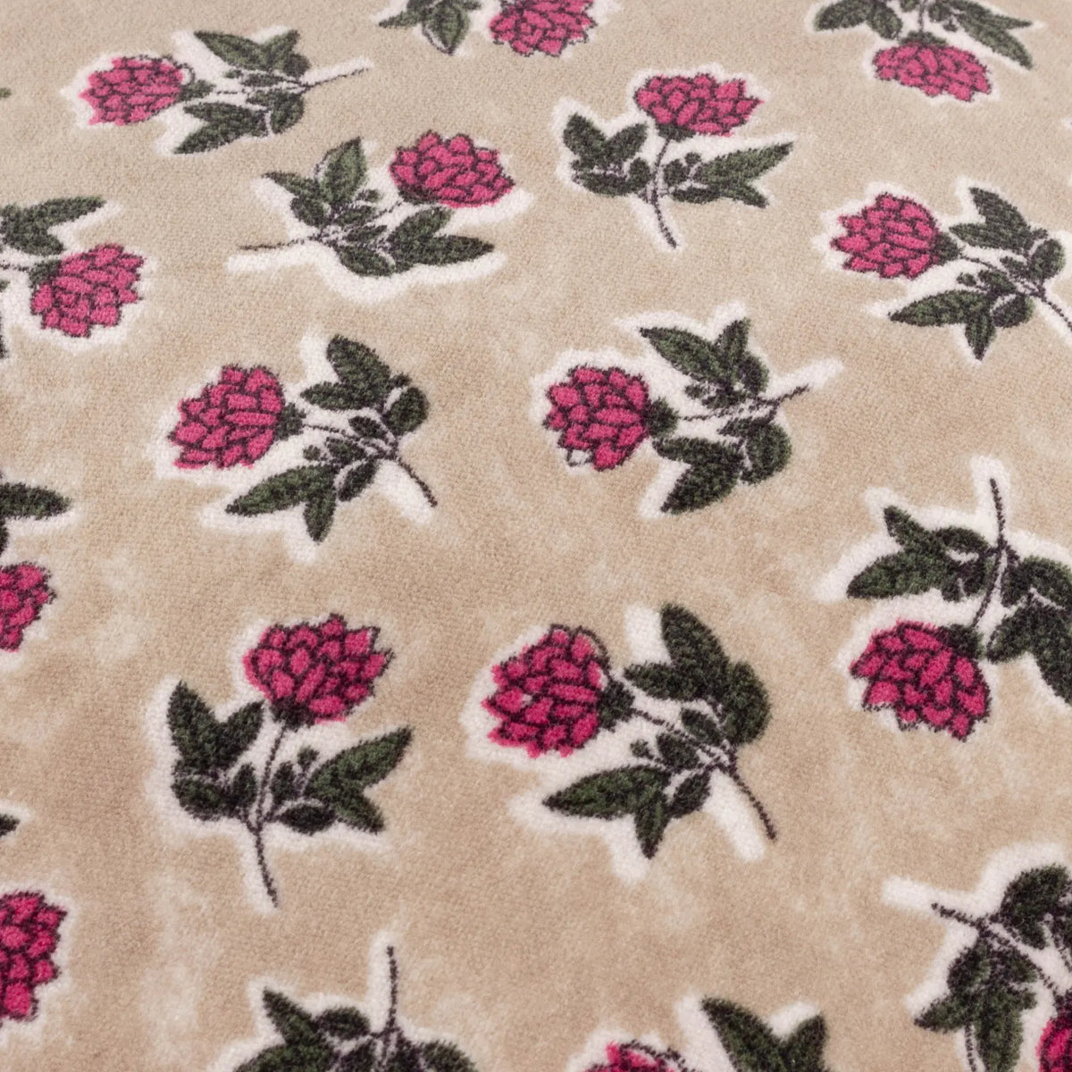 Kemble 100% Cotton Violet / Cerise Cushion Cover or Filled Cushion 45cm x 45cm - additional product view 6