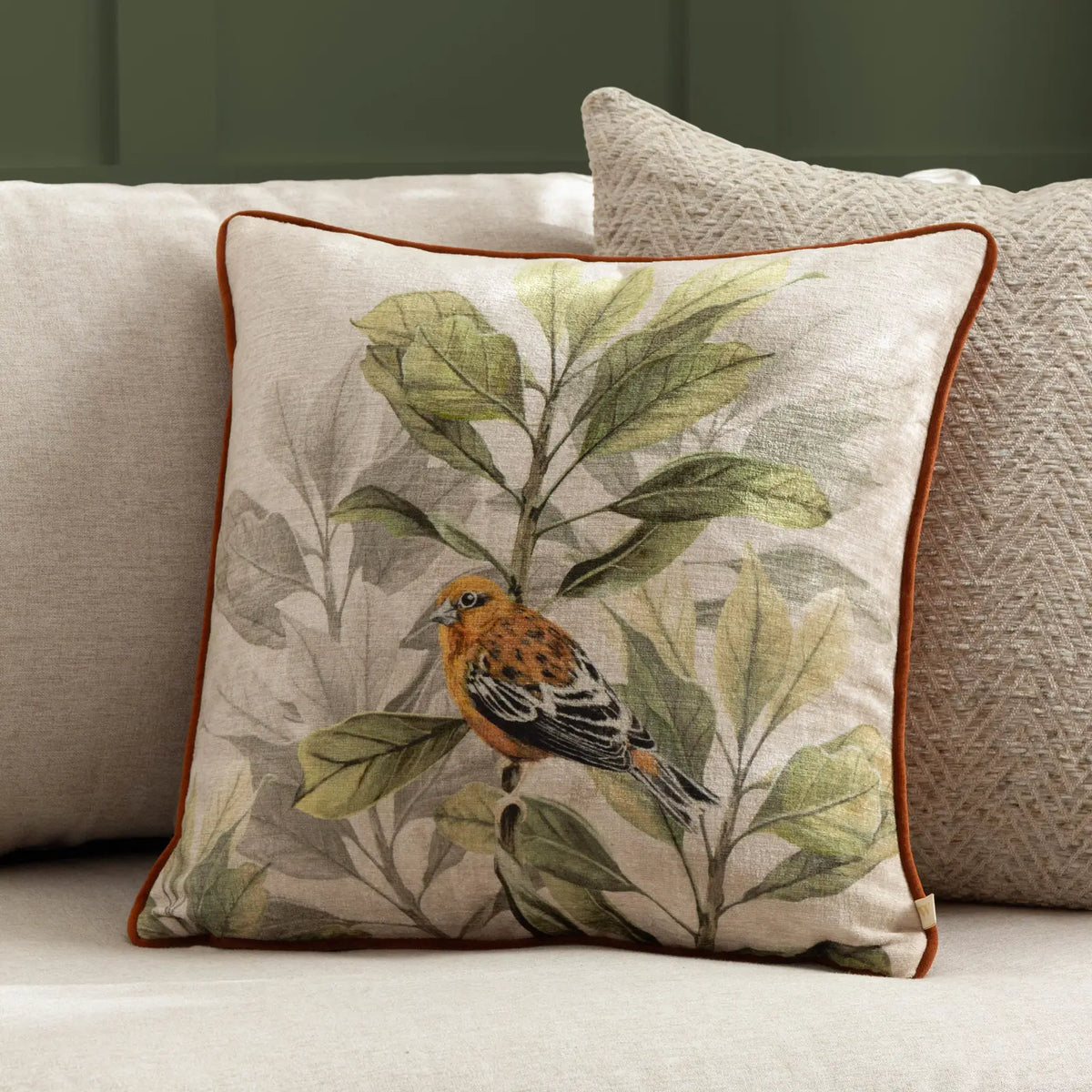 Kielder Forest Velvet Swinley Cushion Cover 43cm x 43cm - additional product view 1