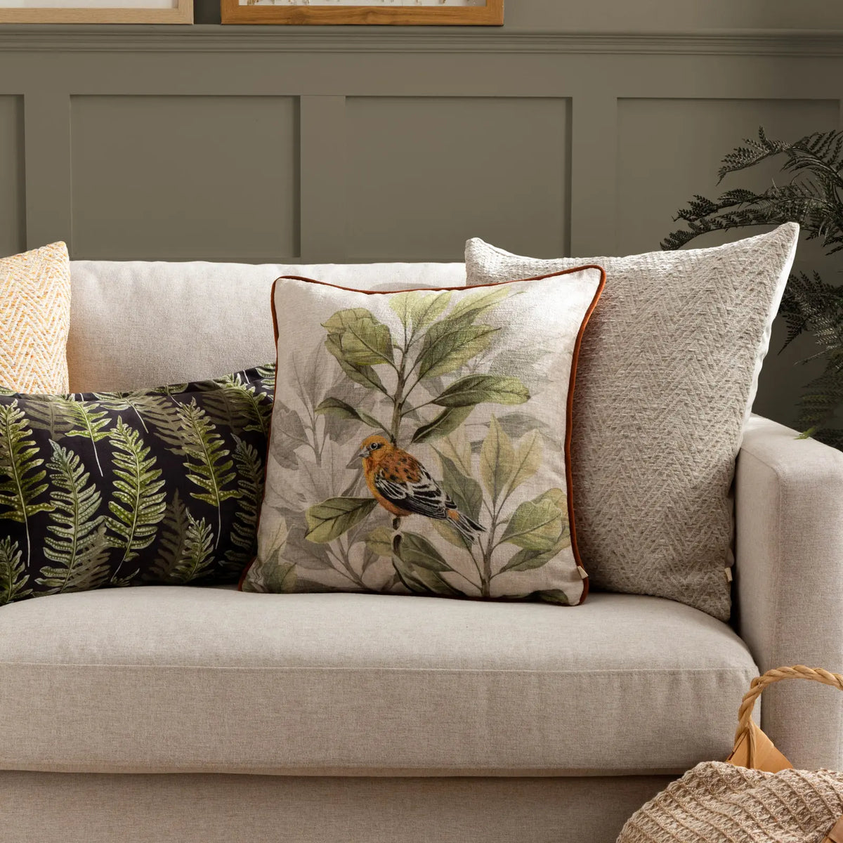 Kielder Forest Velvet Swinley Cushion Cover 43cm x 43cm - additional product view 6