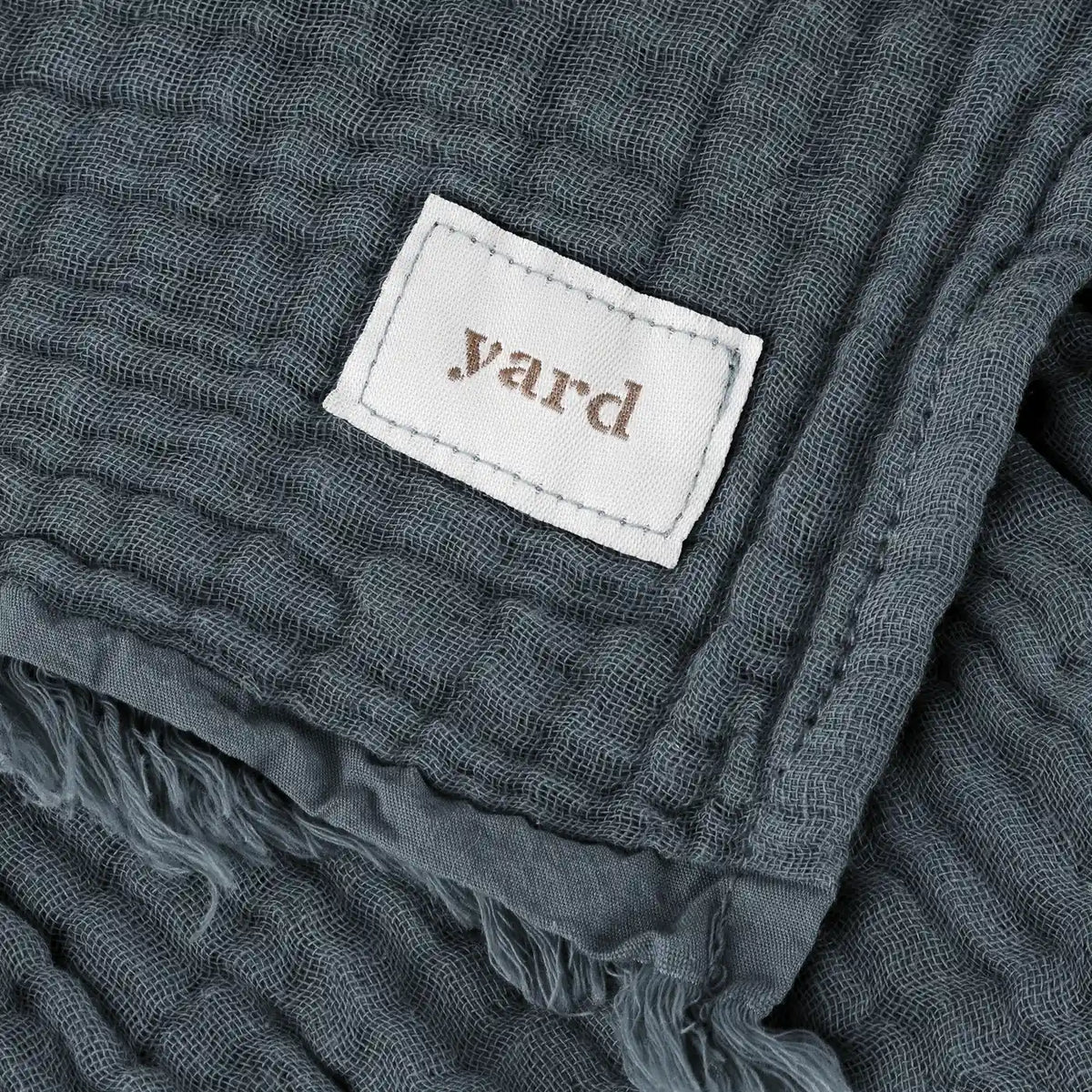 Lark Muslin Dusk 100% Cotton Throw Blanket 130cm x 180cm / 240cm x 260cm - additional product view 4