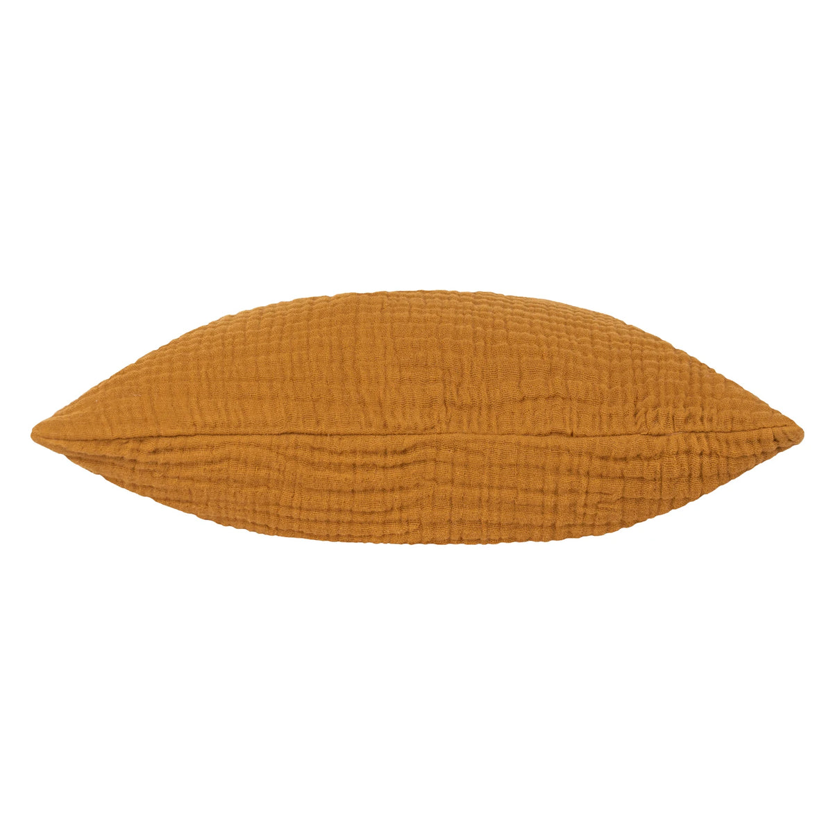 Lark Muslin Crinkle 100% Cotton Cumin Cushion Cover 45cm x 45cm - additional product view 2