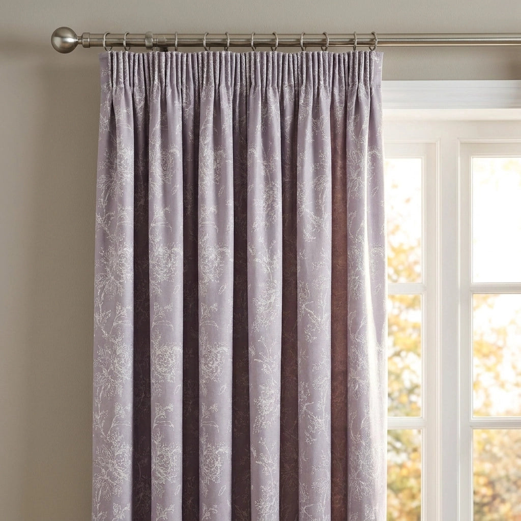Jasmine Lined Pencil Pleat Tape Top Curtains 5