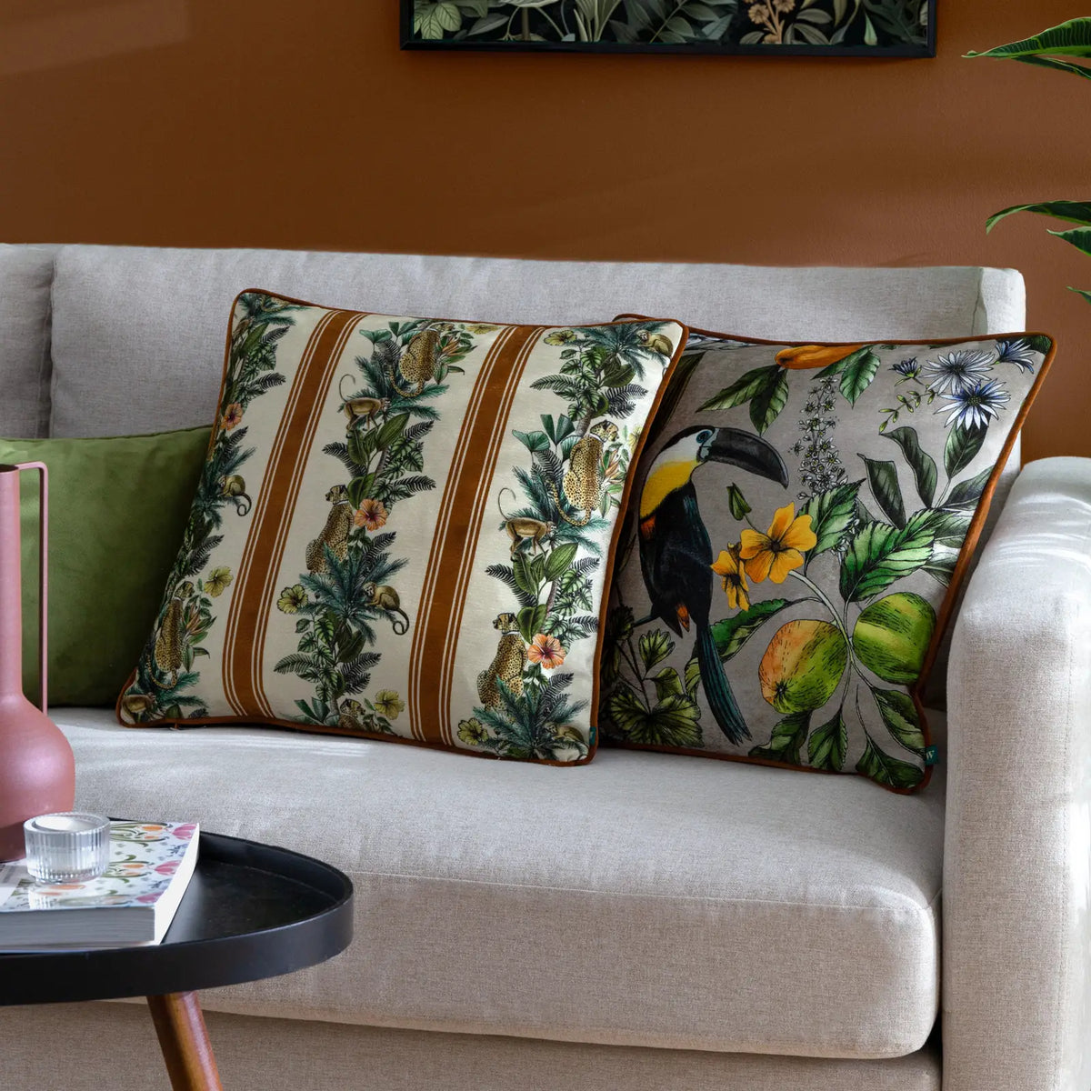 Leilani Nikau Cushion Cover or Filled Cushion 43cm x 43cm - additional product view 6