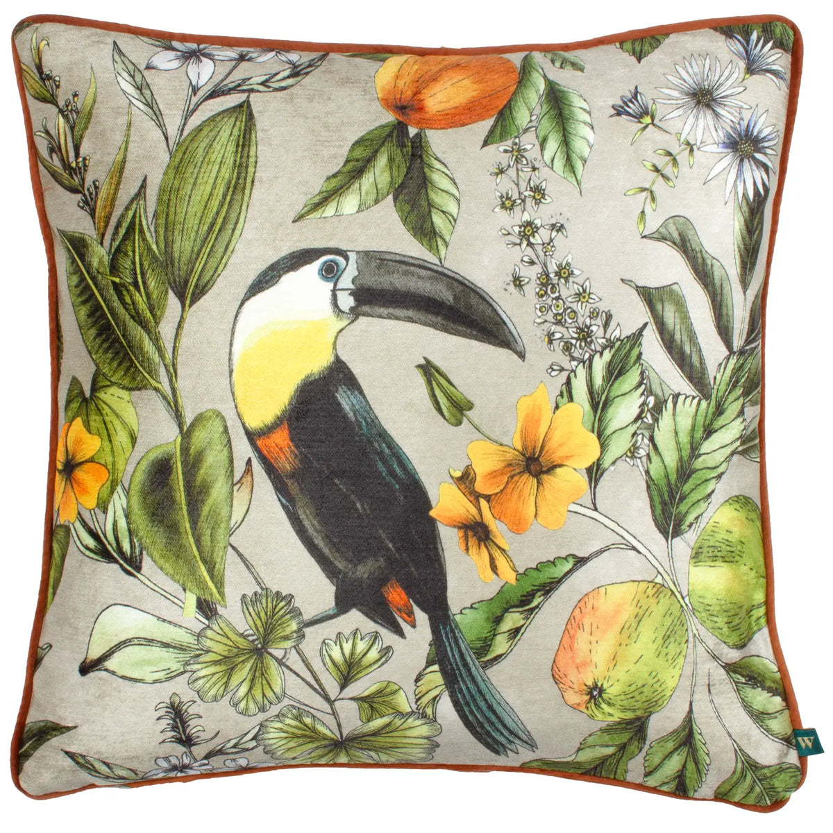 Leilani Toco Cushion Cover or Filled Cushion 43cm x 43cm - additional product view 2
