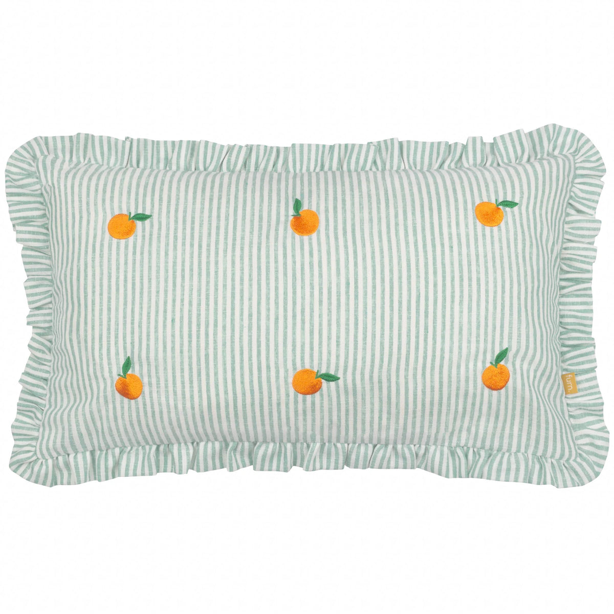 Les Fruites Oranges Cushion Cover or Filled Cushion 30cm x 50cm - additional product view 2