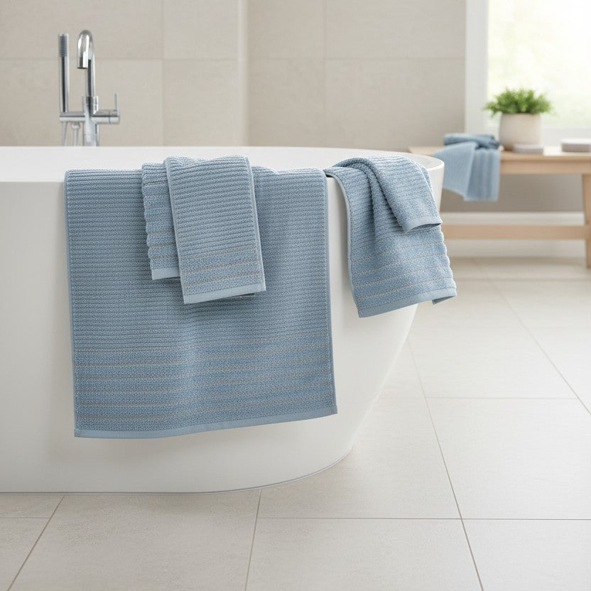 Linear 500gsm Cotton Towels by Rapport Home