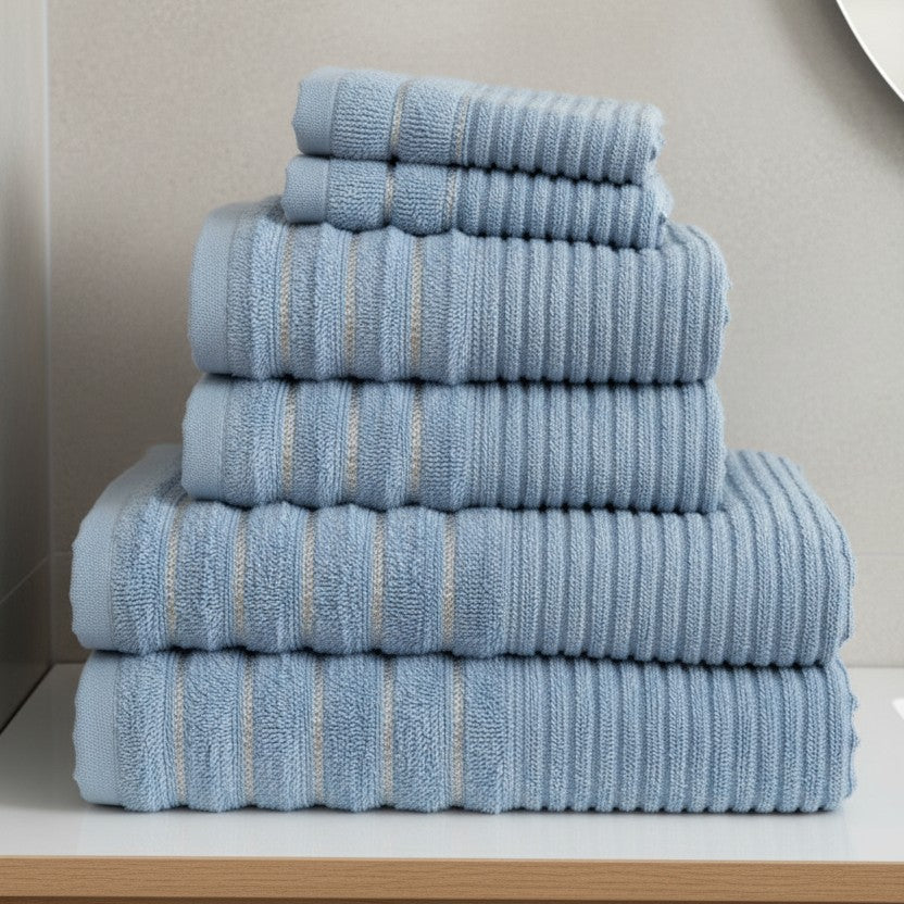 Linear 500gsm Cotton Towels - Rose Red