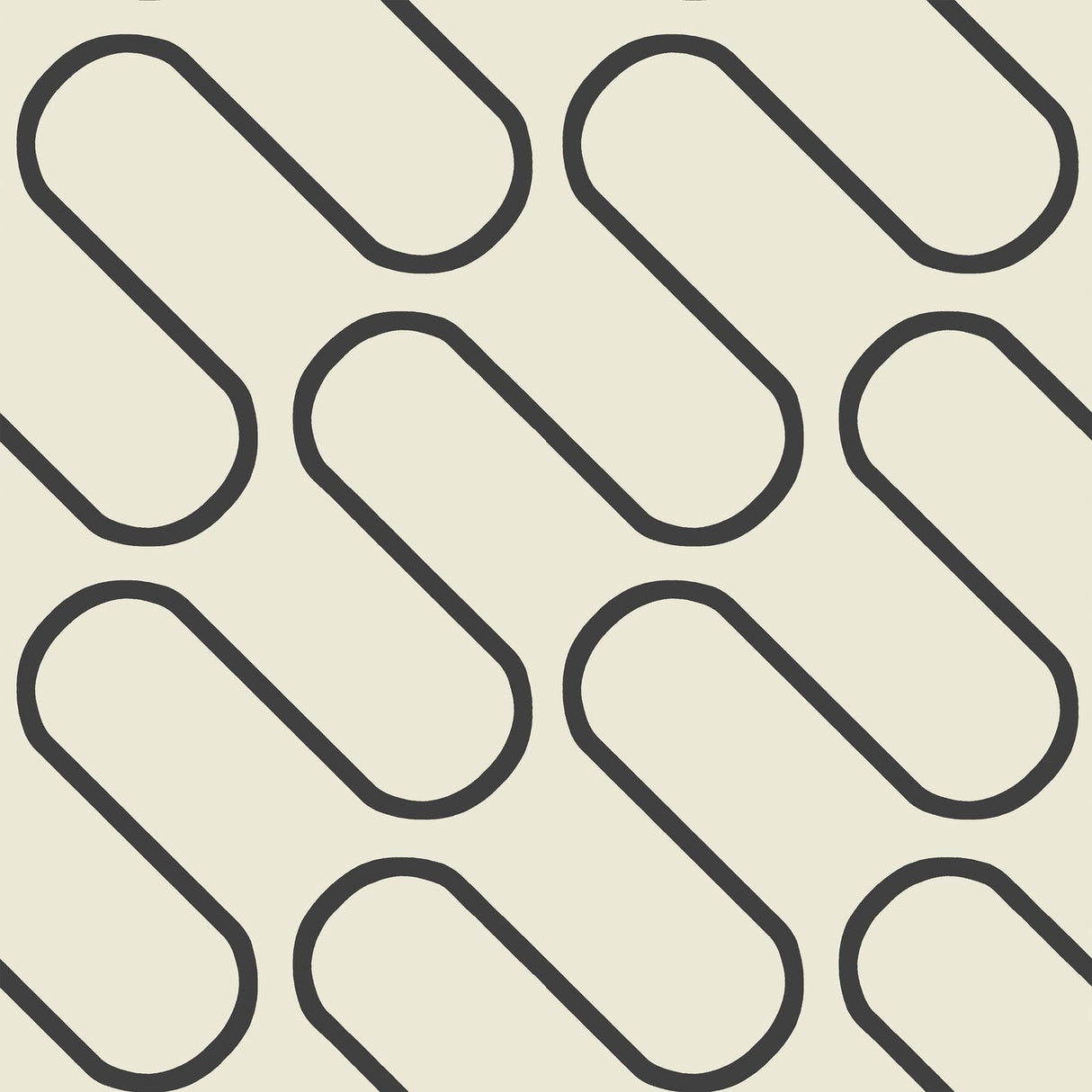 Catherine Lansfield Linear Curve Geometric Wallpaper Cream