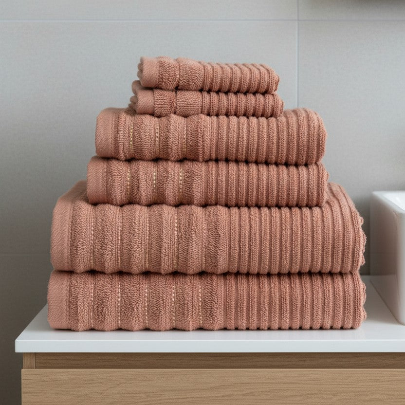 Linear 500gsm Cotton Towels by Rapport Home