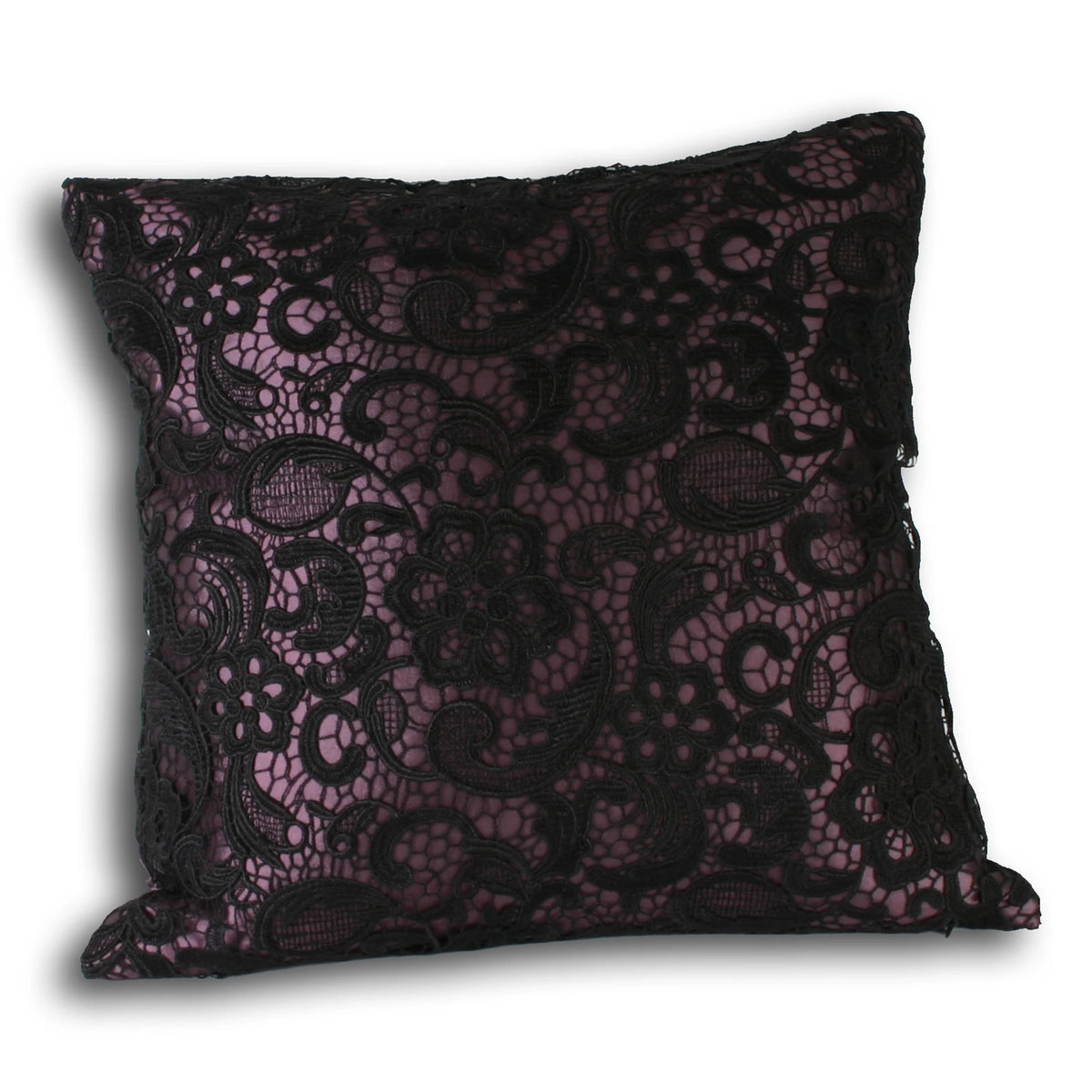 Macrame Amethyst Cushion Cover 45cm x 45cm - additional product view 1