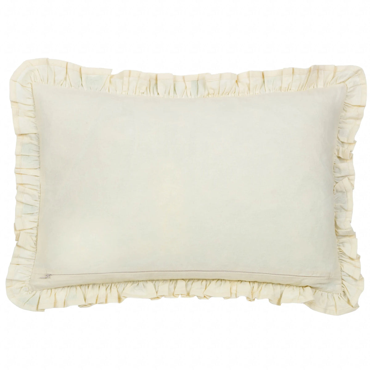 Mae 100% Cotton French Blue Cushion Cover or Filled Cushion 30cm x 50cm - additional product view 3