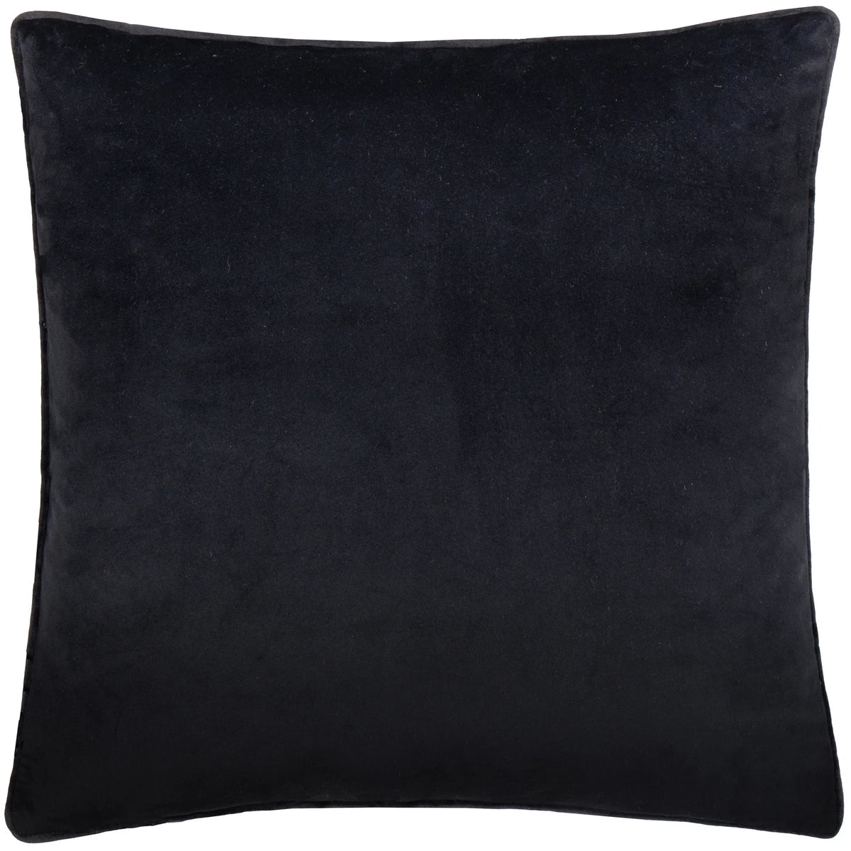 Malans Velvet Black Cushion Cover or Filled Cushion 45cm x 45cm - additional product view 3