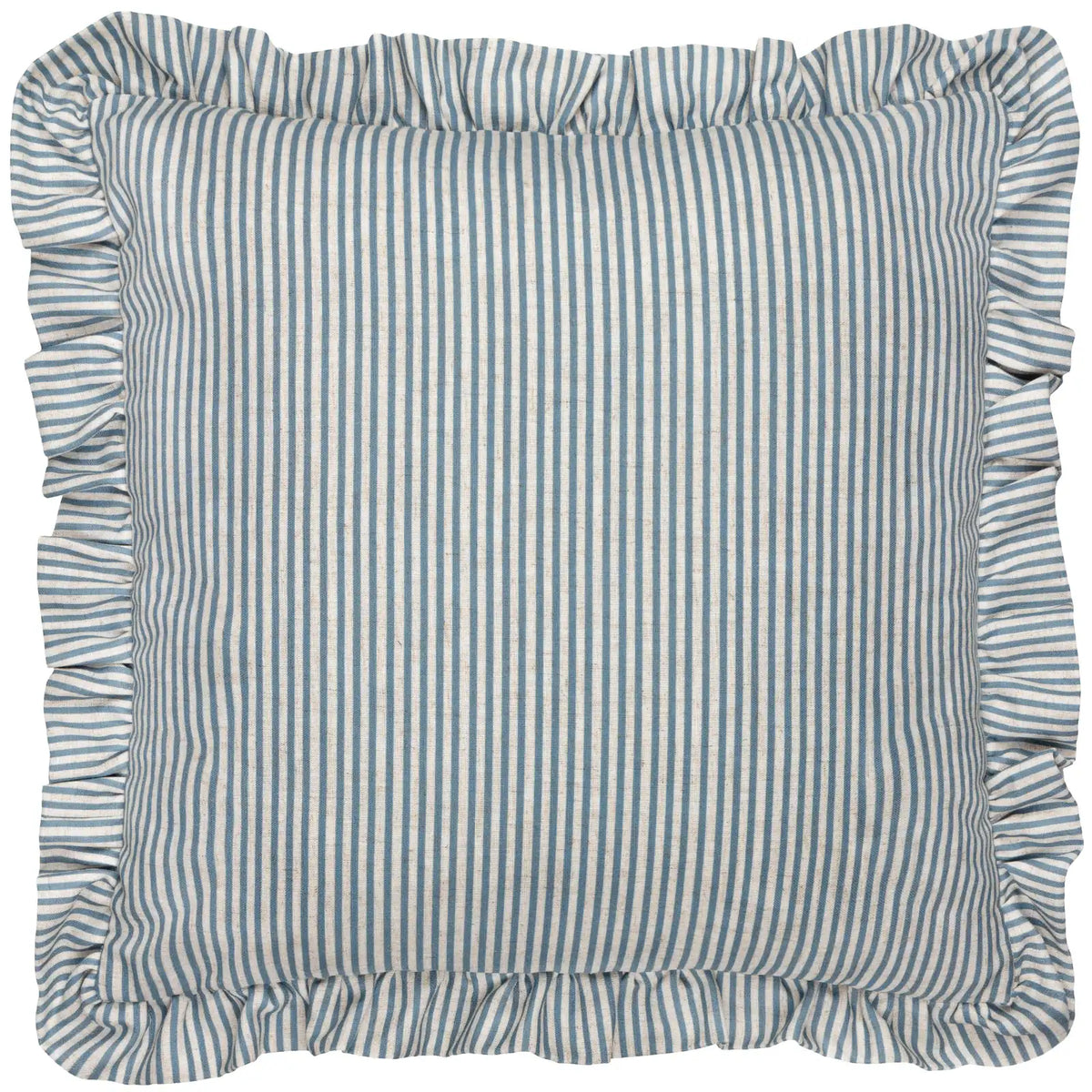 Martha Ruffle Blue Cushion Cover or Filled Cushion 50cm x 50cm - additional product view 3