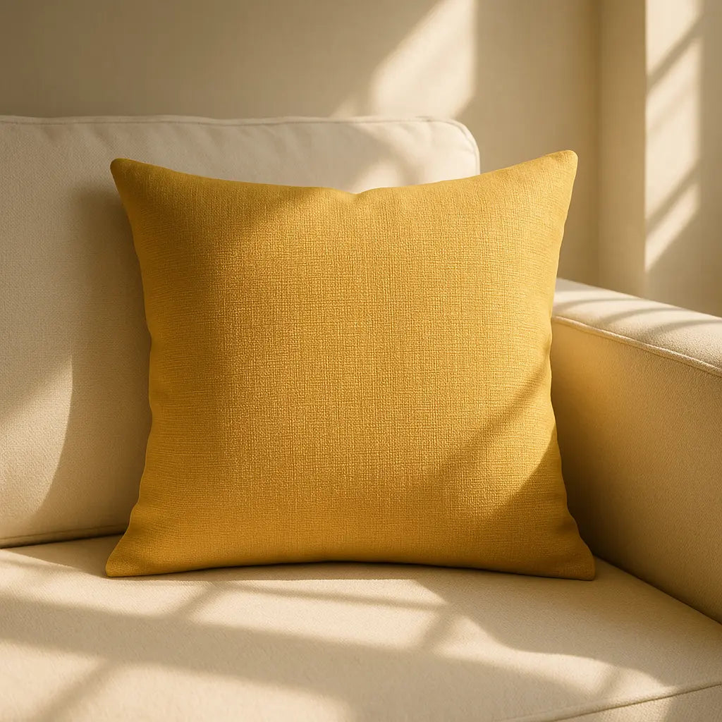 Matrix Ochre Cushion Cover 43cm x 43cm