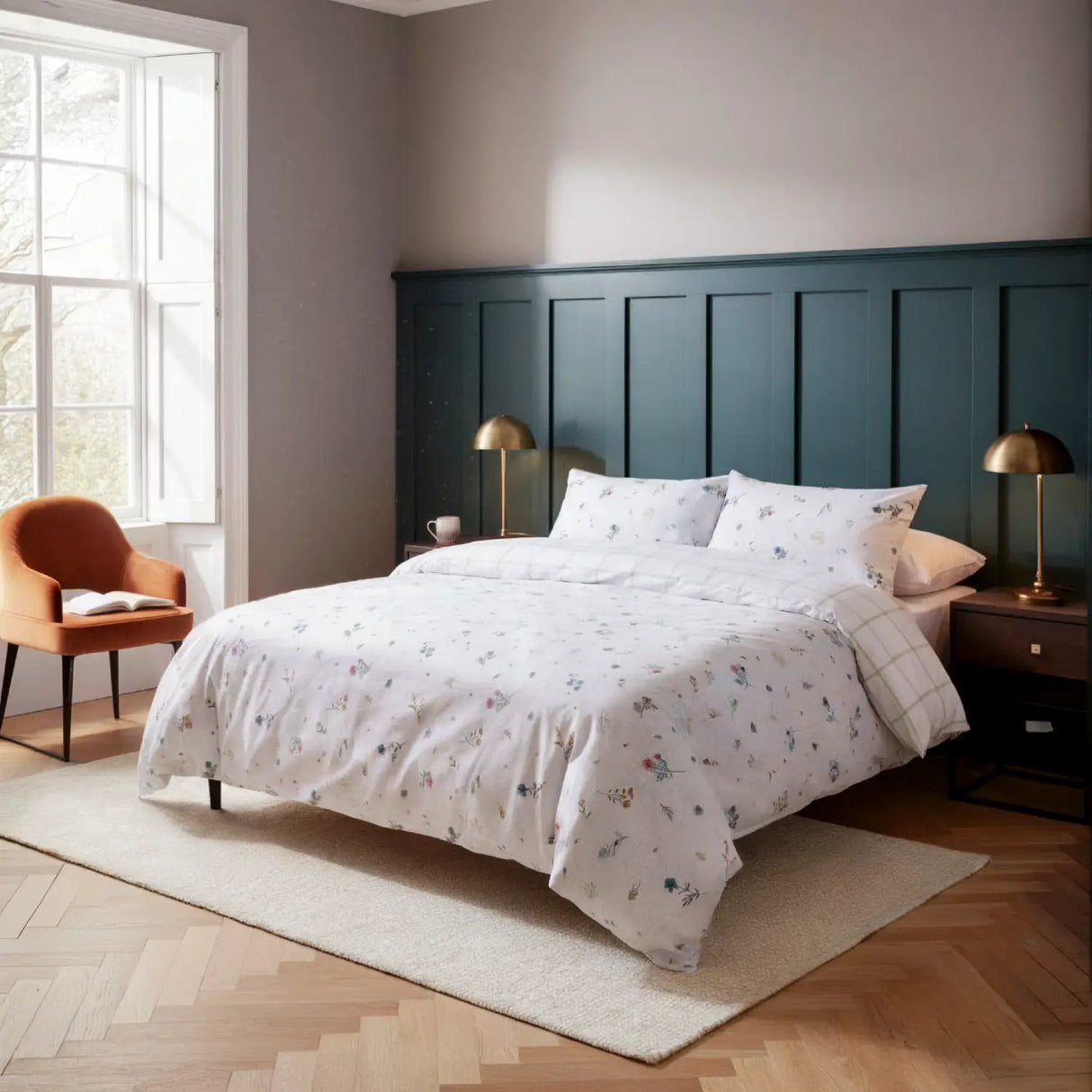 Meadow Brushed Cotton Flannelette Duvet Cover Set by Rapport Home