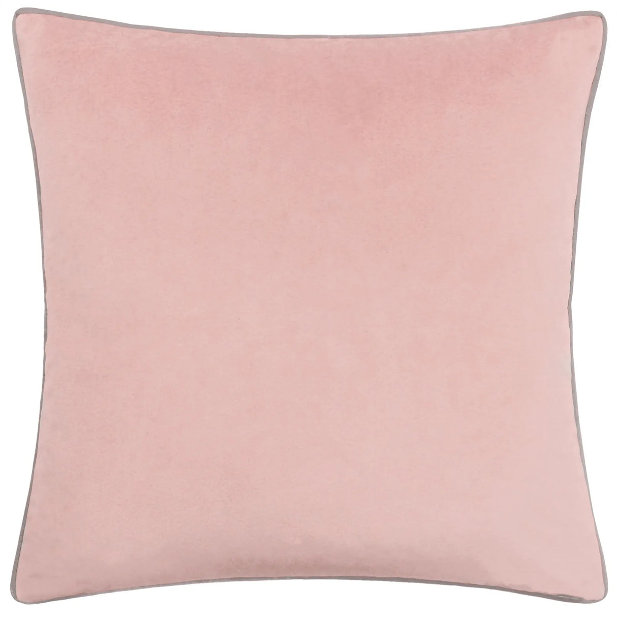 Meridian Velvet Cushion Cover Blush/Grey 45 x 45cm - image 2
