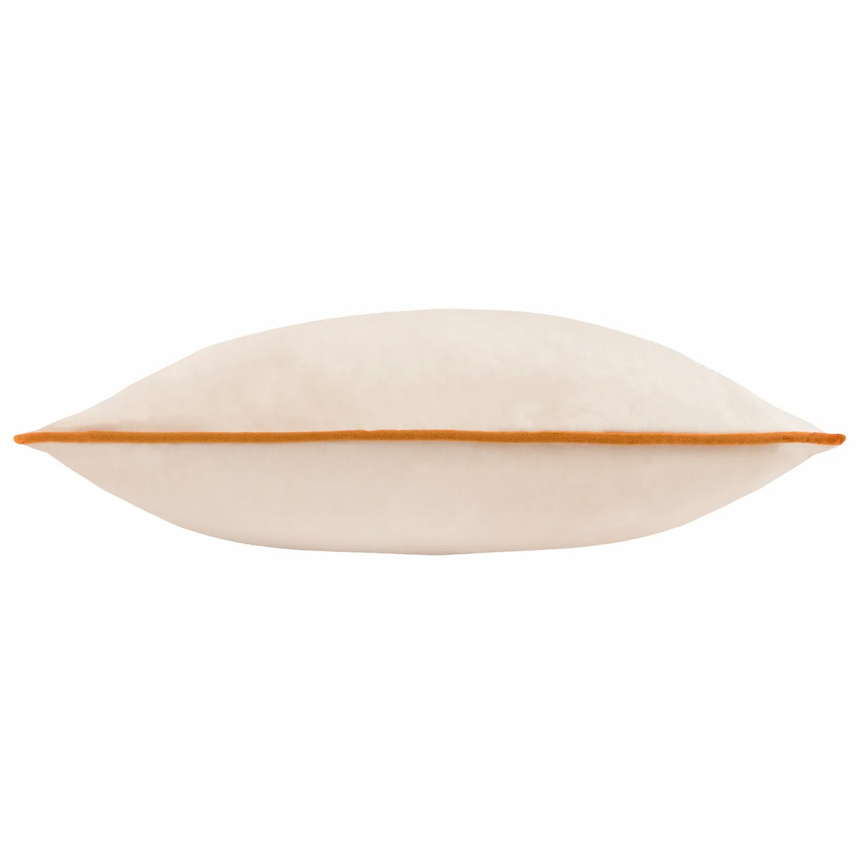 Meridian Velvet Cushion Cover Ecru/Ginger 45 x 45cm - image 3