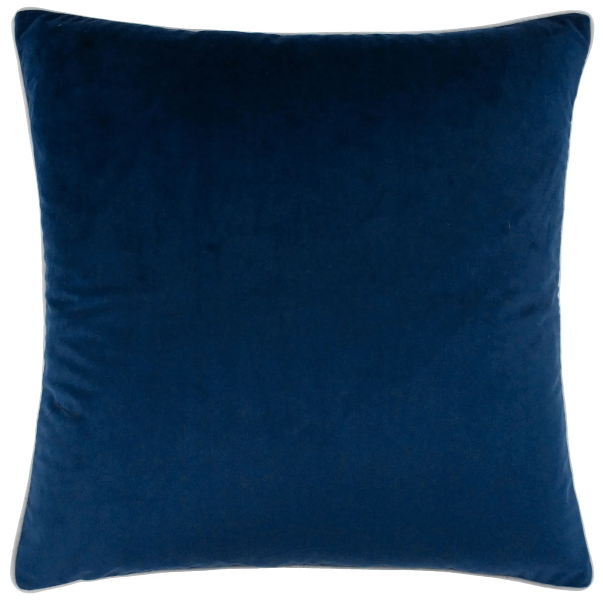Meridian Velvet Cushion Cover Navy/Silver 45 x 45cm - image 2