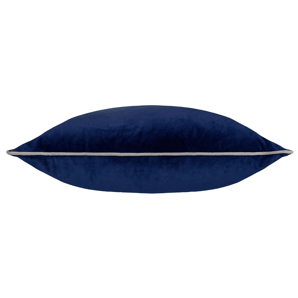 Meridian Velvet Cushion Cover Navy/Silver 45 x 45cm - image 3