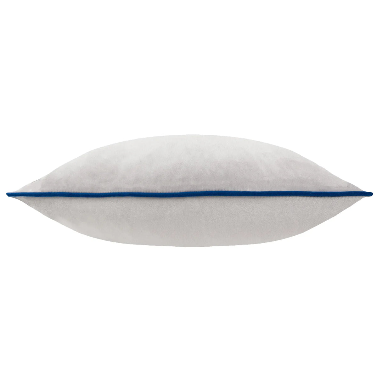Meridian Velvet Cushion Cover Silver/Navy 45 x 45cm - image 3