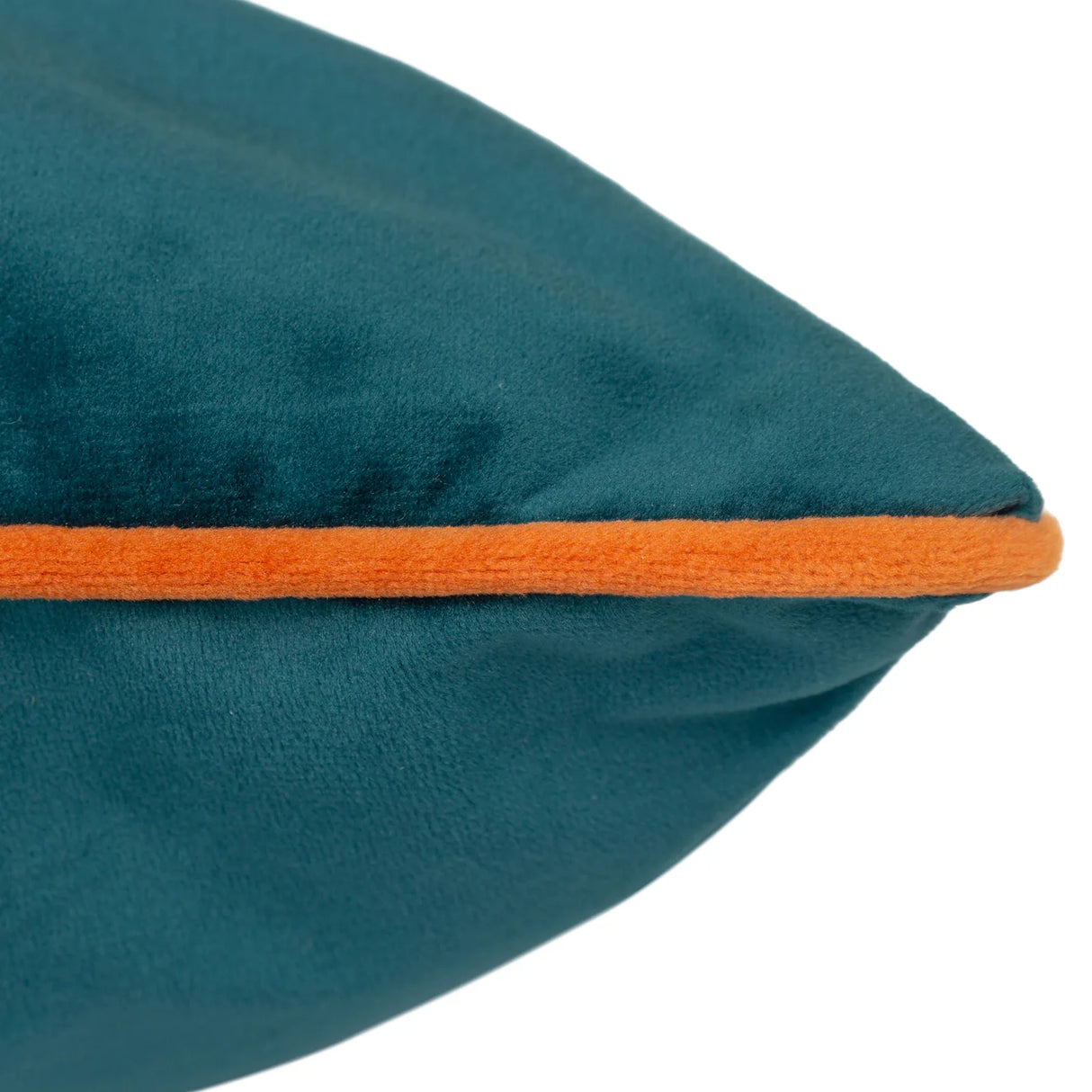 Meridian Velvet Cushion Cover Teal/Tiger 45 x 45cm - image 4
