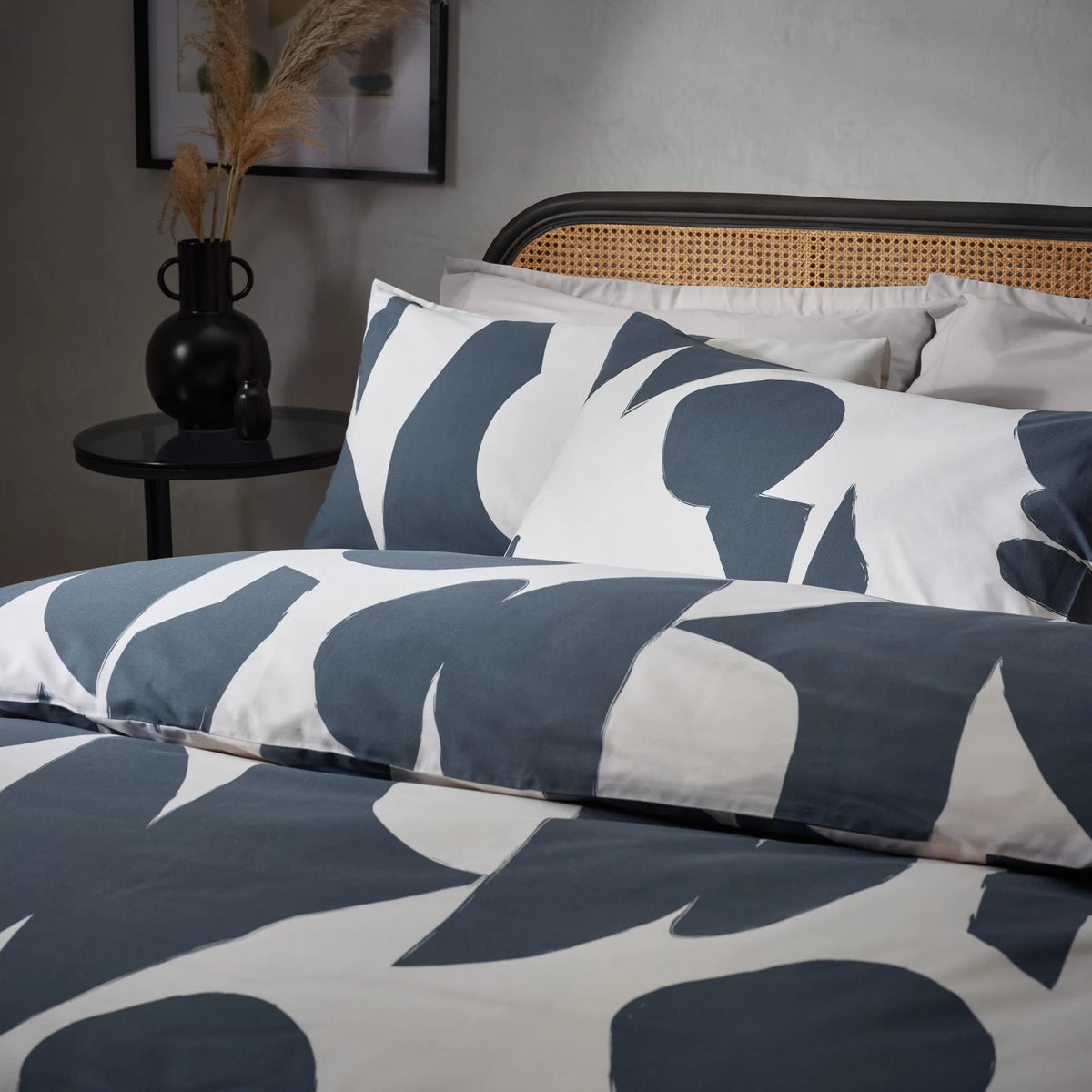 Meta Abstract Rich Dusk Cotton Duvet Cover Bedding Set - additional product view 2