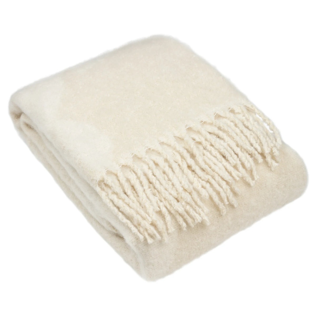 Meta Abstract Woven Tasselled Natural Throw Blanket 130cm x 180cm - additional product view 2