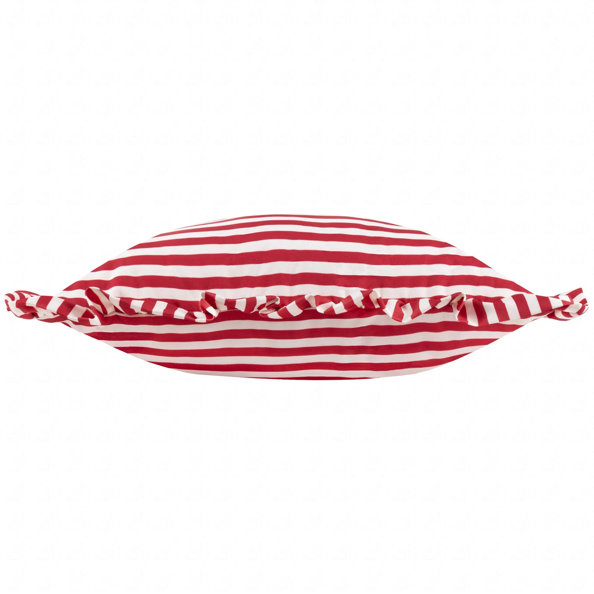 Millie Ruffle Outdoor Candy Red Cushion Cover or Filled Cushion 50cm x 50cm - additional product view 3
