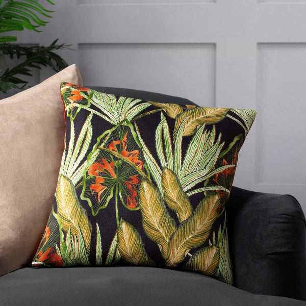 Mogori Abstract Leaves Cushion Sunset - Ideal