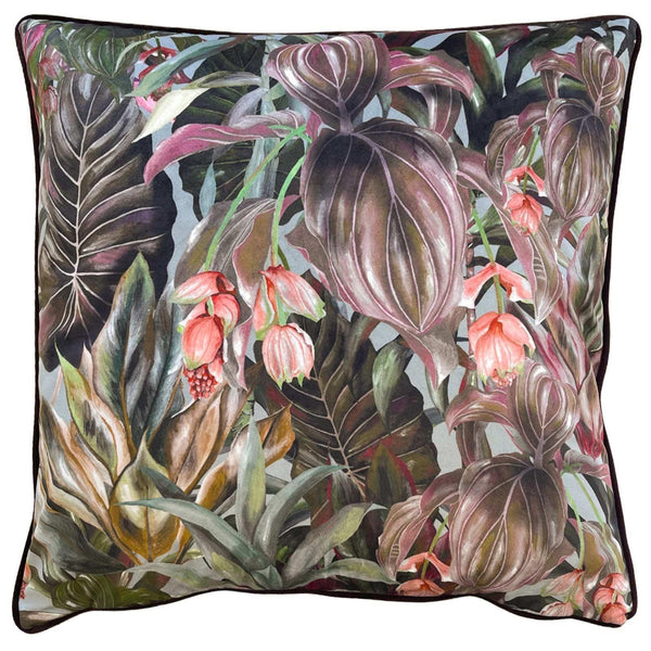 Mogori Wild Medinilla Aubergine Cushion Cover 20" x 20" - Ideal